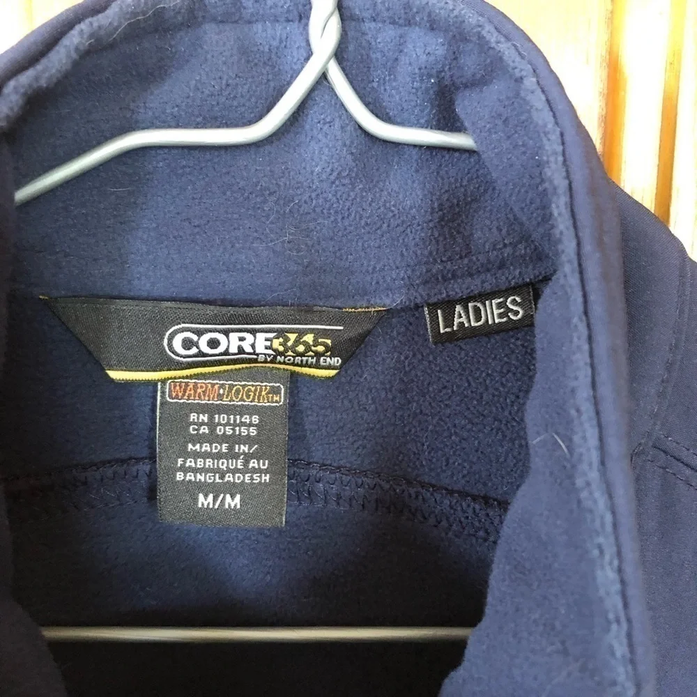 Navy  Rain Jacket - Picture 3 of 10